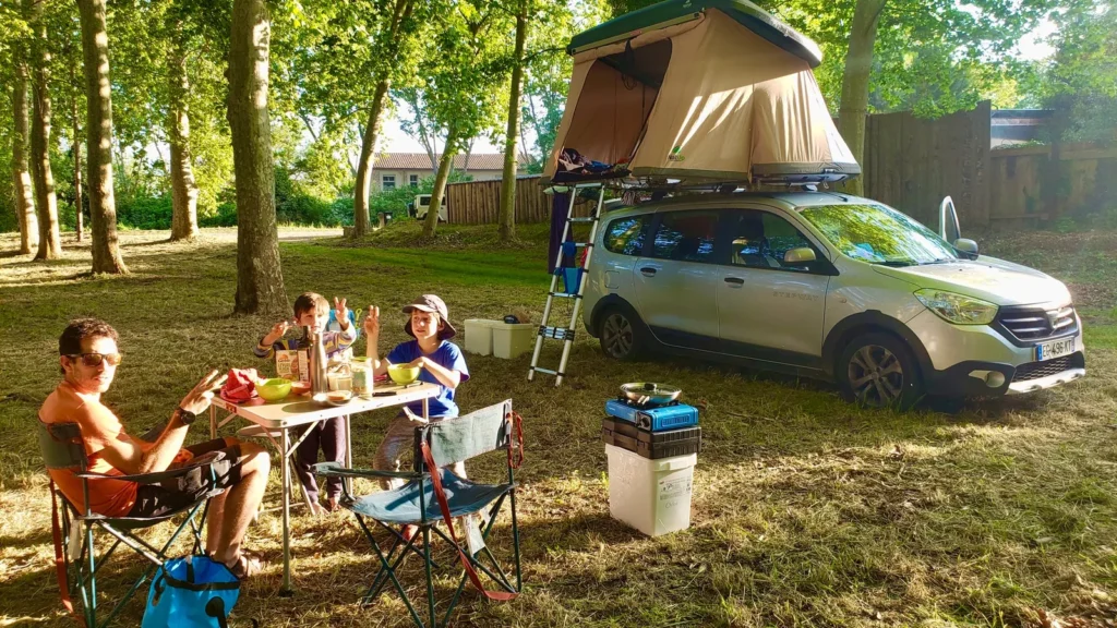Tente Naïtup Family dans l'Hérault, spot du Cailar