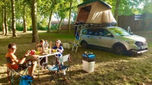 Tente Naïtup Family dans l'Hérault, spot du Cailar